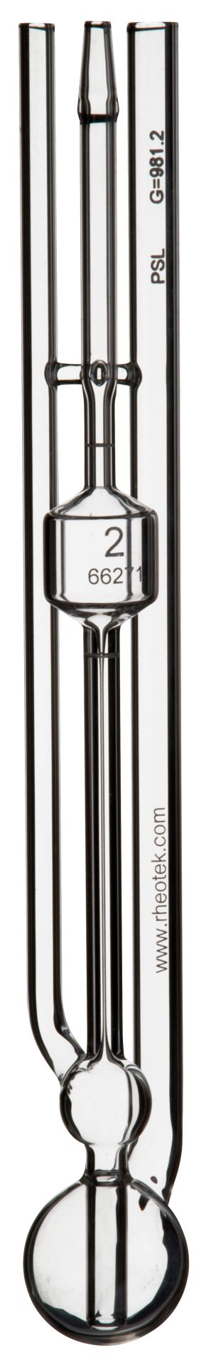 Suspended-Level Shortened Form Viscometer - Shell Pattern | Transparent ...